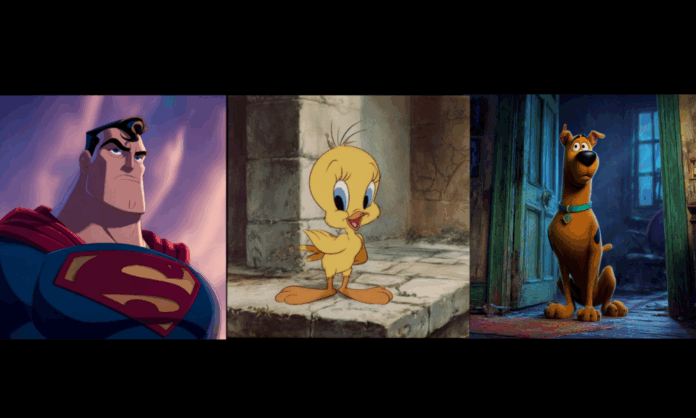 Midjourney AI WB DC characters