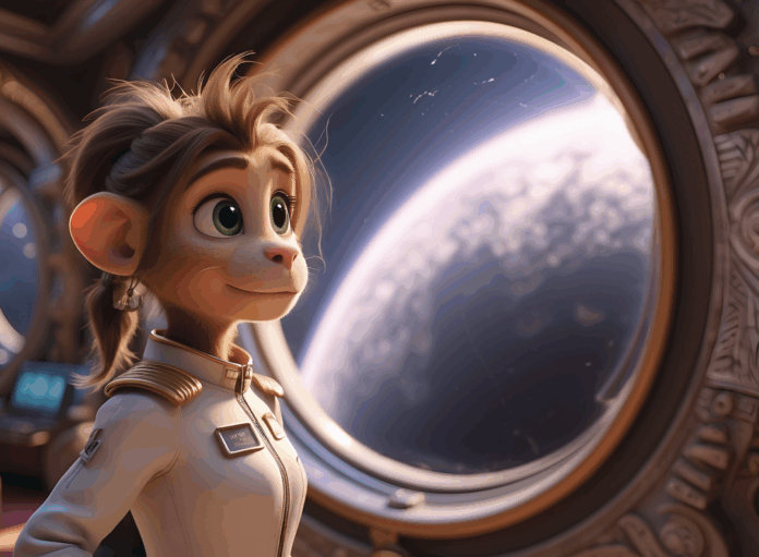 Monkey Base (development art, SLR Prod. / Sinking Ship Ent.)