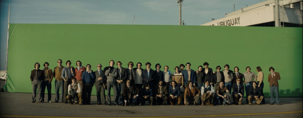 Society of the Snow greenscreen