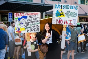 Stand with Animation