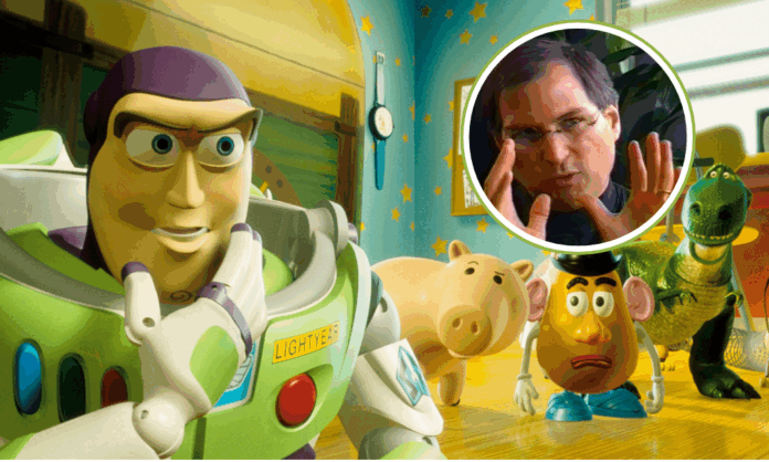 Tech magnate Steve Jobs was part of the Pixar leadership team who revolutionized the CG animation industry with their debut feature film, 'Toy Story' (1995)